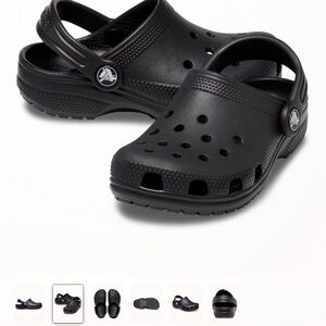 CROCS Toddler Size 9c Black
